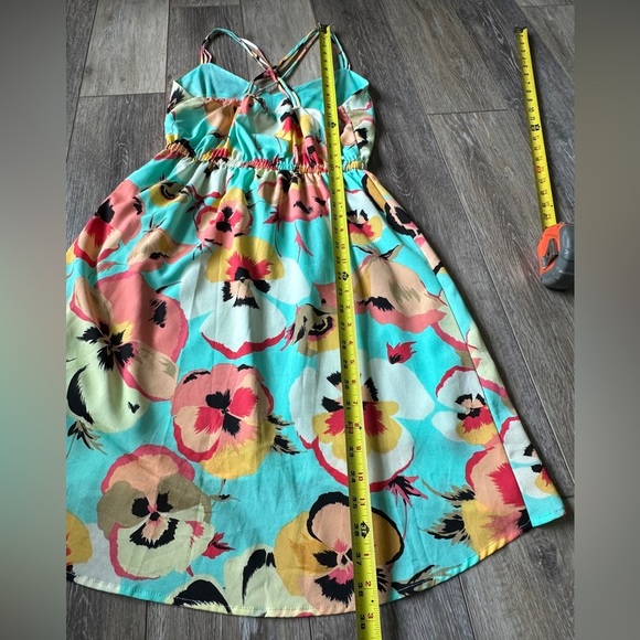 🛍️Be Bop floral sundress with sleeveless Size medium - Picture 4 of 7